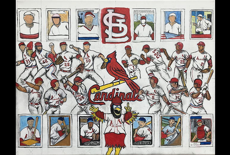 St. Louis Cardinals Tribute Art -- St. Louis Cardinals Tribute -- Thomas  Jordan Gallery