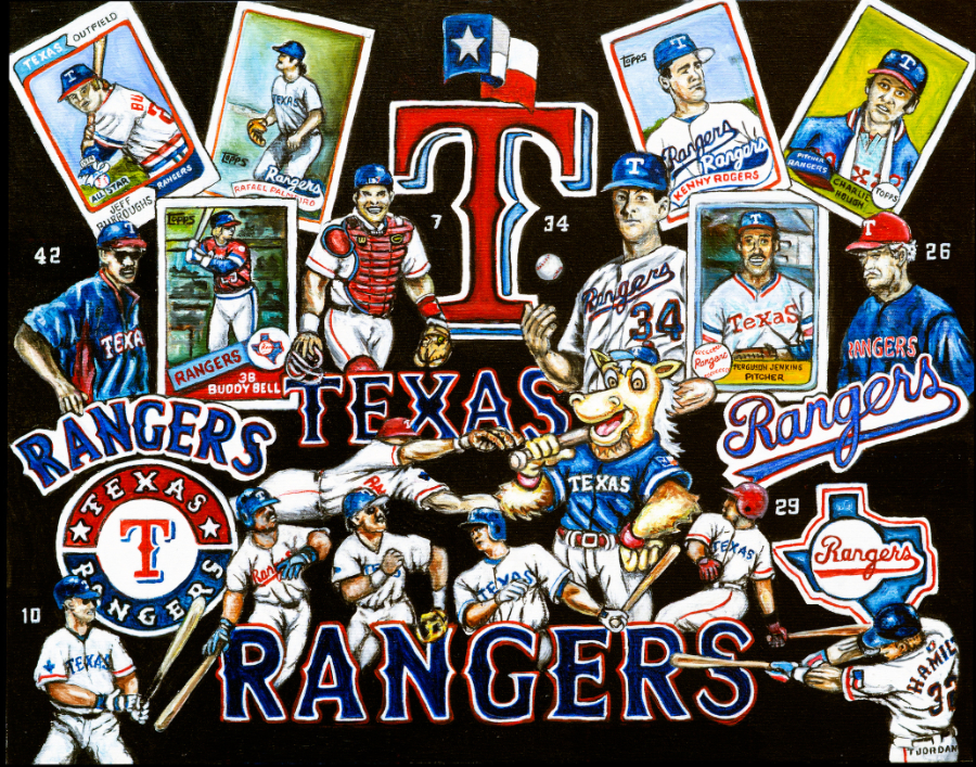 Throwback Texas Rangers by Marco H. on Dribbble