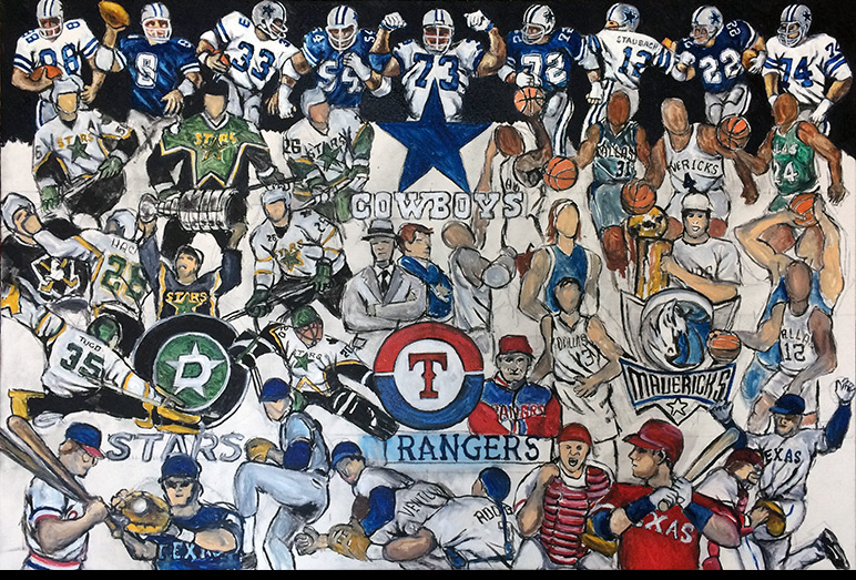 Dallas Stars – Heritage Sports Art