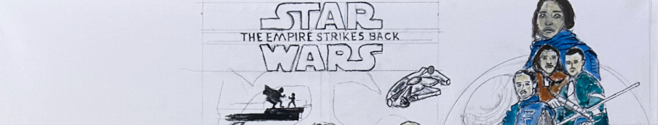 Thomas Jordan Star Wars Tribute Painting